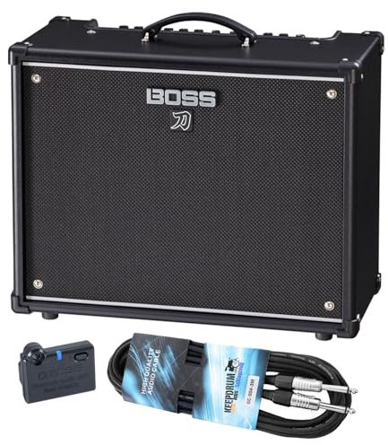 Boss Katana 100 Gen 3 Gitarren-Verstärker mit BT-Dual Bluetooth Adapter und keepdrum Kabel