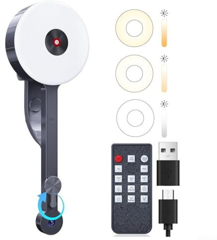 Jayruit Webcam 4K Ultra HD con microfono per riduzione del rumore, fotocamera con messa a fuoco automatica grandangolare a 83° per streaming, videochiamate, computer portatili e desktop