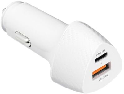 acce2s Chargeur Rapide Voiture pour Apple Watch Series 6 7 8 9 10 Ultra 2 SE 2022 38W, Double Port, Universel