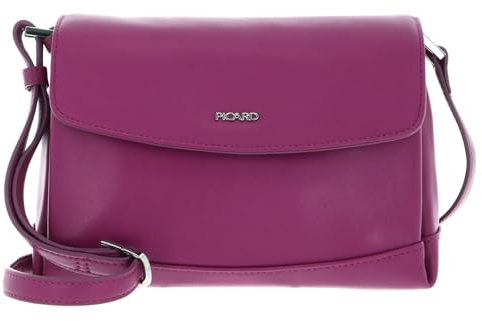 Picard Leder Schultertasche Umhängetasche Really Shoulder Bag Fuchsia purpur