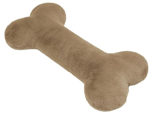Hundeknochen-Kissen-Spielzeug – Beruhigendes Kissen für Welpen, 70 cm, interaktives Hundespielzeug, Welpenknochenform, Gesangskauspielzeug für Haustiereltern, Trainer, Wohnung, Büro