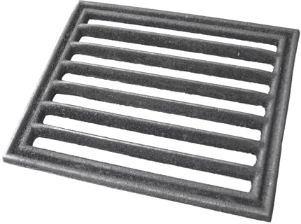 SEZAM 23 x 19 cm Gussrost Ofenrost Ascherost Gußrost verschiedene Durchmesser, Kaminrost passend Kaminofen Tafelrost Rost Ofengitter Feuerrost Kohlerost
