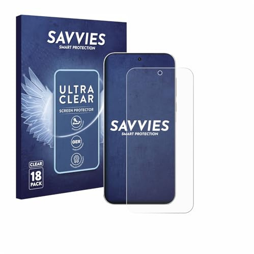 savvies Protector Pantalla para OnePlus Turbo 6V 18 Unidades - Película Ultra Transparente