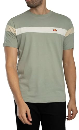 Ellesse Herren Caserio-T-Shirt, Sage/Off White, XL