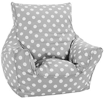 Knorrtoys 68204 - Kinder Sitzsack Dots beige, Grau