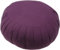 GURU SHOP Rundes Einfarbiges Meditationskissen, Yoga Kissen, Yogakissen, Sitzkissen, Bodenkissen, Dekokissen - Lila, Violett, 20x35x35 cm, Meditationskissen & Sitzkissen