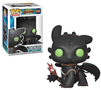 Funko Pop! Vinyl: How to Train Your Dragon 3: Toothless - Figurine en Vinyle à Collectionner - Idée de Cadeau - Produits Officiels - Jouets pour Les Enfants et Adultes - Movies Fans