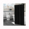 Daesar Rideau de douche, imperméable, 100 x 200 cm, anti-moisissure, lavable, moderne, noir, pour baignoire, textile