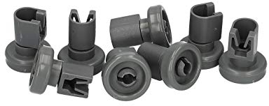 8x Korbrollen Rollen Oberkorb für Geschirrspüler AEG Electrolux 5028696700 502869670/0