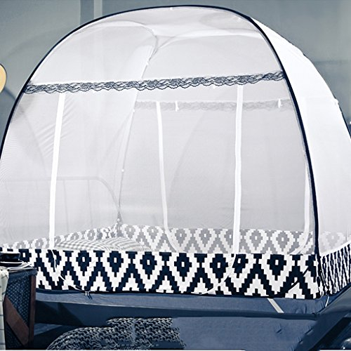 Pop-Up Moskitonetz Free Installation Zelt Klappbett Baldachin mit drei Öffnungen geeignet für Kinder Erwachsene Outdoor Home Camping Sommer Bettwäsche voller Größe ( größe : 2.0m(6.6ft) )
