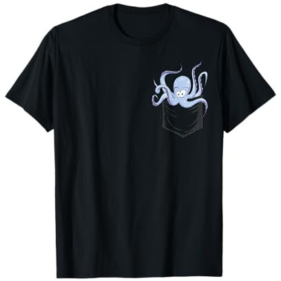 Krake mit Tentakeln | Oktopus In Tasche Kraken T-Shirt