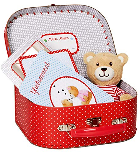 Die Spiegelburg - Geschenkset Teddy im Köfferchen, BabyGlück, 16874