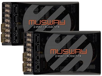 MUSWAY MG2X 2-Wege Frequenzweichen 5-Fach Hochtonpegelanpassung 1 Paar