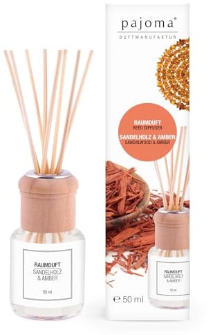 pajoma Raumduft Sandelholz & Amber, 1er Pack (1 x 50 ml)
