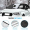 FRECOO Couverture Pare-Brise Voiture, Magnétique Bâche Pare Brise Protection Couverture Repliable, Universelle pour Voiture Anti Givre, Neige, Glace, Pluie & Soleil,