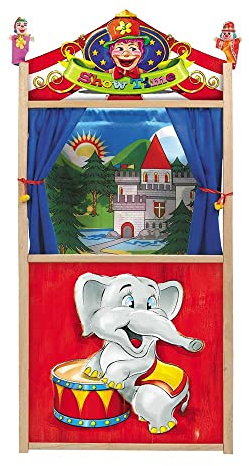YWA- Teatro DE Madera XL TACHAN Marionetas, Multicolor, Medium (749T00541)