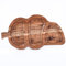 Marrakesch Ring Schale Servierschale aus Holz 35x15cm lang | Schmuckschale für Schminktisch | Schlüsselschale Nussschale Leaf modern als Tischdeko Deko Aesthetic