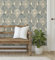 GAULAN - 680852 Papier Peint Vinyle écologique géométrique Style Ethnique Africain pour Mur Salon Cuisine Bain Chambre Couloir Salle à Mange tête de - Rouleaux de 10 m x 0,53 m