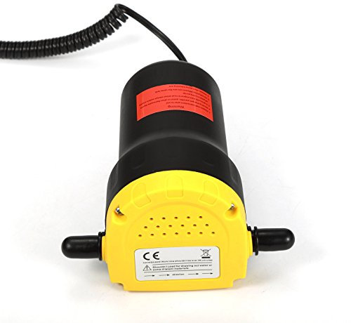Pompe d'extraction d'huile portable 12 V 60 W pour voiture, pompe de vidange d'huile de voiture, pompe de transfert électrique professionnelle pour motos, vans, quads et autres véhicules 12 V