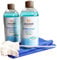 Jemako 3er Set: 2 x Sanitärreiniger Eco Plus á 500 ml inklusive 1 x Jemako Schaumpumpe. Dazu 1 x K7plus Profi-Microfasertuch.