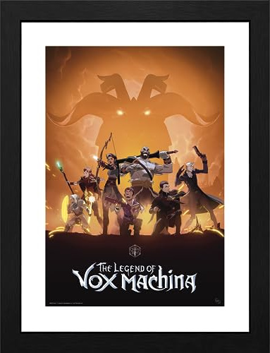 GB eye The Legend of Vox Machina Key Art 30 x 40 cm großer gerahmter Sammlerdruck