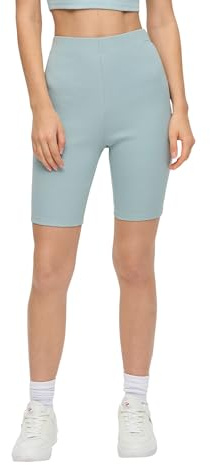 s.Oliver Damen 2143823 Radlerhose mit Rippstruktur, türkis, 42