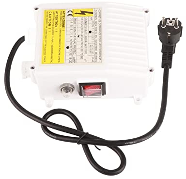 Pumpensteuerkasten, Brunnenpumpensteuerung mit Integriertem Wärmeschutz Schalter(EU-Stecker 220 V 1100 W)