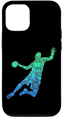 Handball Handballer Handballspieler Kinder Jungen Männer Hülle für iPhone 12/12 Pro