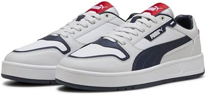 PUMA Court Classic Street, Scarpe da Ginnastica Unisex-Adulto, White Navy-Feather Gray, 39 EU