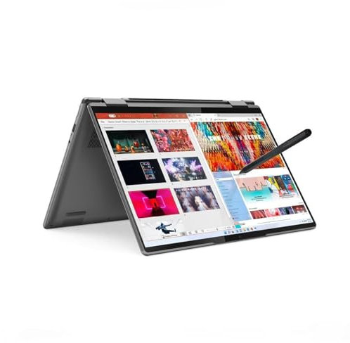 Lenovo Yoga 7 14IAL7 2-in-1 Laptop (2022) Touch, 14 Zoll 2240 x 1400 QHD, Core i7-1255U, 512 GB SSD-Festplatte, 16 GB RAM, 10 Kerne @ 4,7 GHz Win 10 Home, Silber