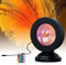 Lampe Coucher de Soleil,Sunset Lamp Projector,16 Couleur Lampe de Projection avec Télécommande,Sunset Aura,Lampe Projecteur Coucher de Soleil,Sunset Projection LED Light pour Photo/Selfie