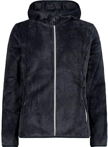 CMP - Woman Jacket Fix Hood, Anthrazit-Braun, 46
