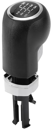 TUCKBOLD Pomo Cambio Manual 6 Velocidades Para Opel Corsa D 06-14 1pc | Color Negro Y Plateado, Material Plástico, Diseño Ergonómico, Reemplazo Directo, 6 Velocidades