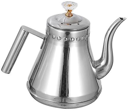 SHOWERORO Teekessel Mit Filter Doppelwandige Wasserkocher Für Heiße Getränke Kapazität Komfortabler Griff Für Küche Und