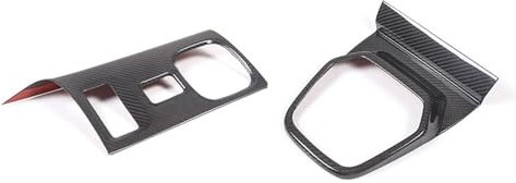Autozubehör Innenraum Für Toyota 86 Für Subaru Für BRZ 2022 Carbon Faser Auto Getriebe Shift Panel Sitz Heizung Einstellung Rahmen Trim Aufkleber Zubehör Innenraum Auto Zubehör(Style C Carbon Fiber)
