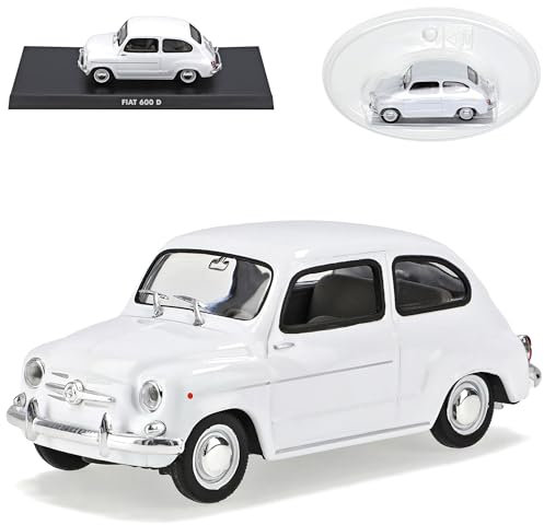 FIAT 600d 600 D Weiss 1/43 Solido Modellauto Modell Auto Sonderangebot