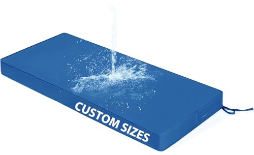 WLXFF Maßgeschneiderte Sitzkissen für Bank, Innen Outdoor Gartenbank Auflage, Waschbar Abnehmbar Sitzauflage Bank für Fensterbank Couch Möbel,20CM