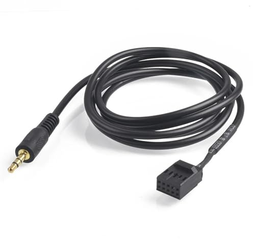 stereo wiring harness Car AUX In Input Cable CD Changer Cable Adapter 3.5mm Male Jack, for BMW, for E46 Aux 10pin, for Phone MP4 MP3