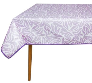 Wachstuch Tischdecke mit Kantenverstärkung - Wasserabweisend, Leicht zu Reinigen und Wetterfest - Reach Zertifiziert - 140 x 140 cm - Rosentanz