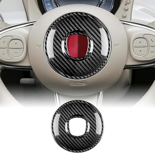 Decorazione volante auto per FIAT 500 Abarth 595 2008-2023, adesivo volante auto Adesivi Volante Adesivi Logo Volante Accessori