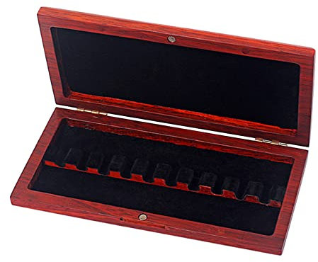 10/12 Stück Oboenhalter, starker Schutz und Schutz vor roten Holz-Oboenboxen, stabiler Schutz für Koffer, Behälter, Holzkiste