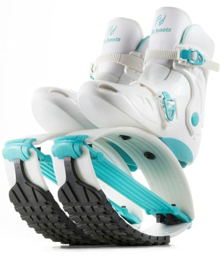 FIT BOOTS Jumping - Neue Generation von Jumping Schuhe Fitness, Originale Sprungschuhe Jumper & Moon Shoes der Internationalen FitBoots Community, die Dein Workout Revolutionieren (Aqua)