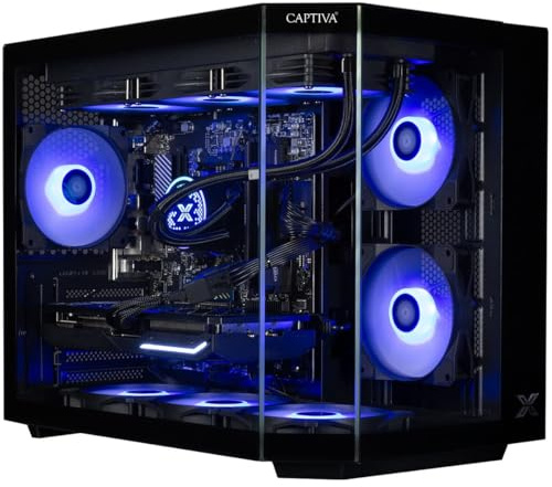 Captiva PC Entry Gaming R92-506 | AMD Ryzen 7 7800X3D | 32GB DDR5 RAM | NVIDIA GeForce RTX 5060 8GB | 2 TB SSD | Windows 11 Home