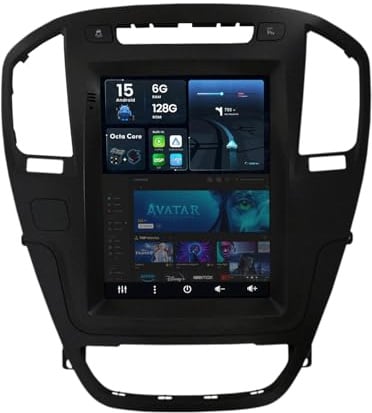 BXLIYER - [6G+128G, Octa-Core] - Autoradio für Opel Insignia Buick Regal 2009-2013 Android 15 GPS Navigation Radio - Carplay/Android Auto - Kamera + MIC - 9.7 Zoll 2 Din Lenkradsteuerung DAB 360-CAM