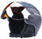 Sport Tent-Skihelm Snowboardhelme mit abnehmbarem Visier Unisex Erwachsene Wintersport Professionell Windproof Leichtgewicht Premium Helm (L(58-61cm), Schwarz)