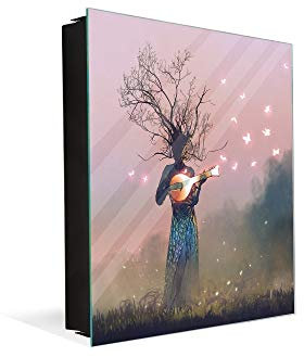 Concept Crystal Petite Armoire pour Les clés avec décoration au Choix K15 Monde Chic: Arbre Chantant