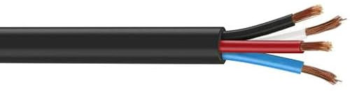 CABLE ELECTRIQUE AUTO SOUPLE 4 FILS DE 1 A 1,5 mm² (50 M) - 4 X 1 mm²