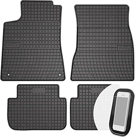moto-MOLTICO Gummimatten Auto, 4-teiliges Set, Allwetter Gummi Fußmatten, Antirutsch & Wasserfest Autoteppiche - passend für Mercedes-Benz CLK W209 2002-2009