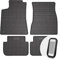 moto-MOLTICO Gummimatten Auto, 4-teiliges Set, Allwetter Gummi Fußmatten, Antirutsch & Wasserfest Autoteppiche - passend für Mercedes-Benz CLK W209 2002-2009