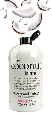 Treacle Moon My Coconut Island Shower & Bath Gel 500ml, Pack of 3